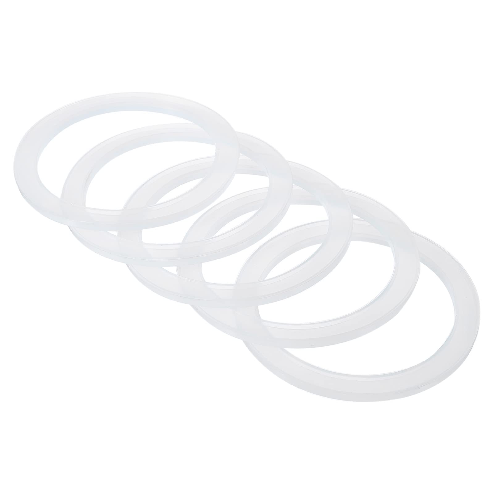 Patikil 70Mm Regular Mouth Silicone Sealing Rings, 20 Pack Reusable Leak-Proof Gaskets For Mason Jar Lids, Translucent