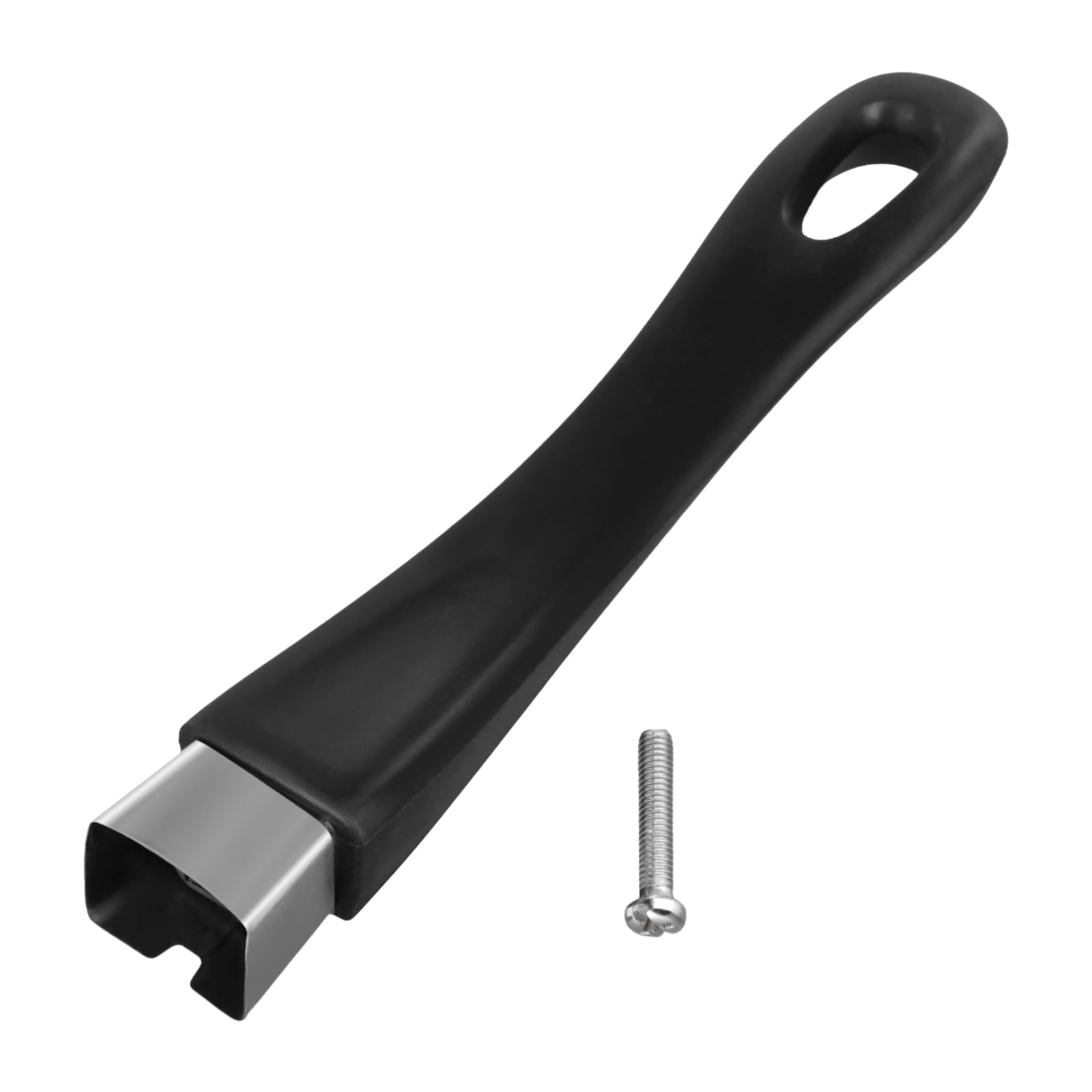 Pot Handle, Bakelite Pan Saucepan Replacement Handle Heat Resistant Cookware Handle with Screw Anti Scalding Handle Grip for Pan