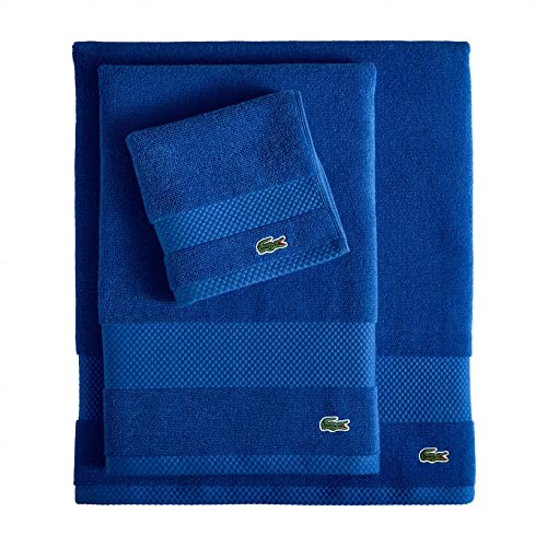 Lacoste Heritage Supima Cotton Bath Sheet, Surf Blue, 35'' X 70''