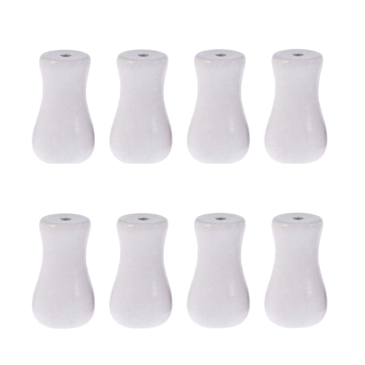 Esowemsn 8Pcs Window Blind Wood Cord Knobs Wooden Hanging Ball Blind Small Pendants Drops Pull End For Blinds Or Shades Diy Home