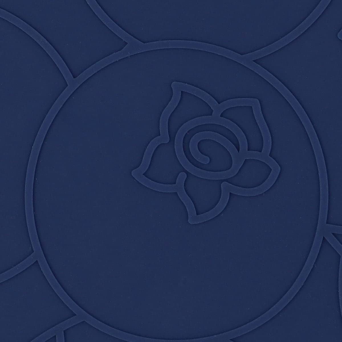 Upware Silicone Coasters For Drinks Set Of 4 Non Slip Anti Stain Heat Resistant Durable Reusable Silicone Drink Coasters (Bluebe