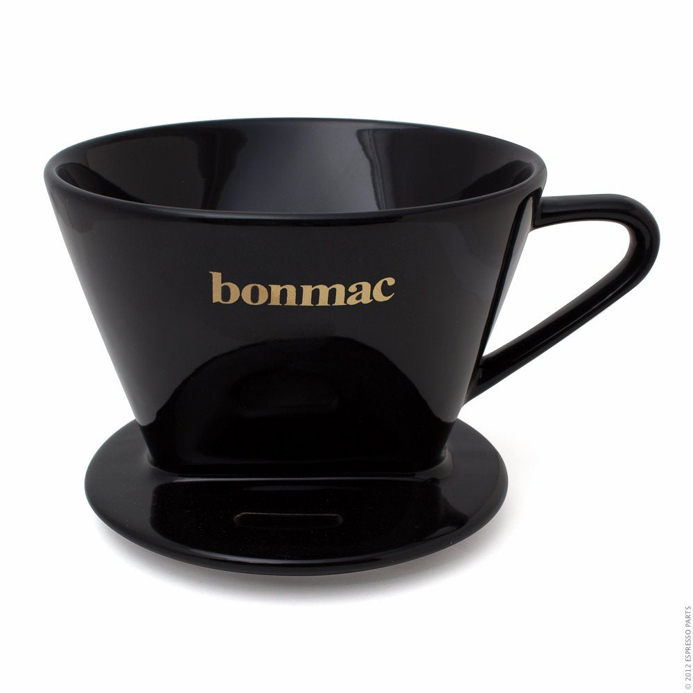 Bonmac Cd-2B Black #813004 Coffee Dripper With Major Spoon For 2-4 Cups