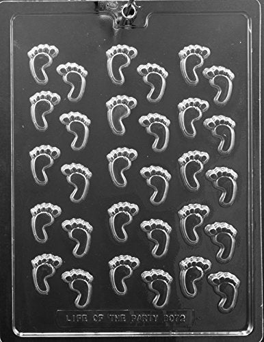 Bite Size Decos Baby Feet Candy Mold Baby Shower Soap Mold Leglo