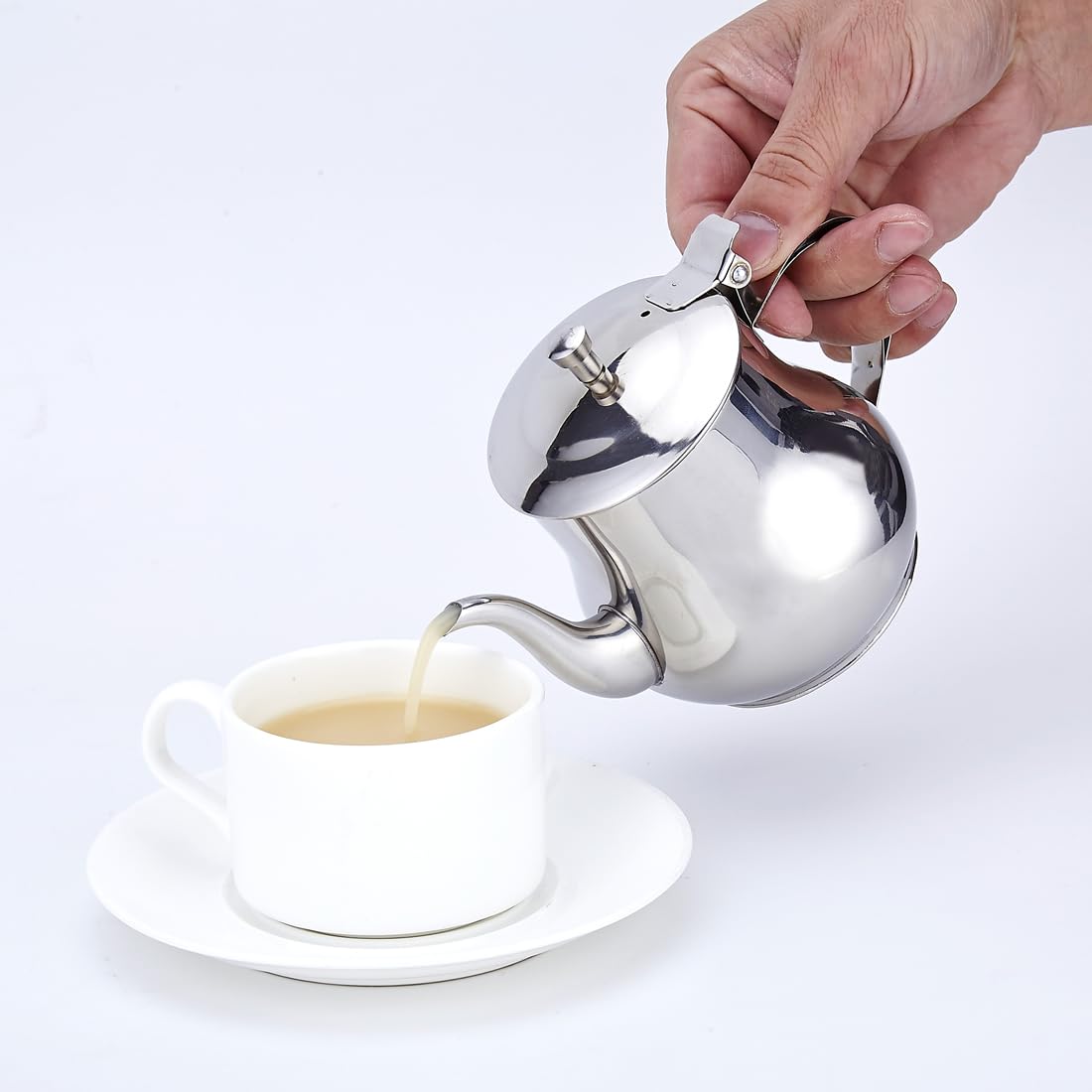 SANQIAHOME 360ml(12Oz) stainless steel small teapot