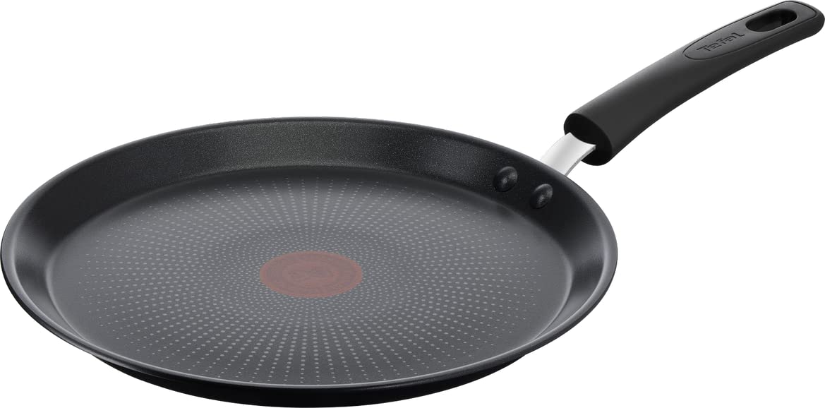 Tefal Cook & Savour Non-Stick Tawa | Thermo-Spot Technology/Pfoa Free, Titanium Non-Stick Coating / 28 Cm/Superior Induction Bas