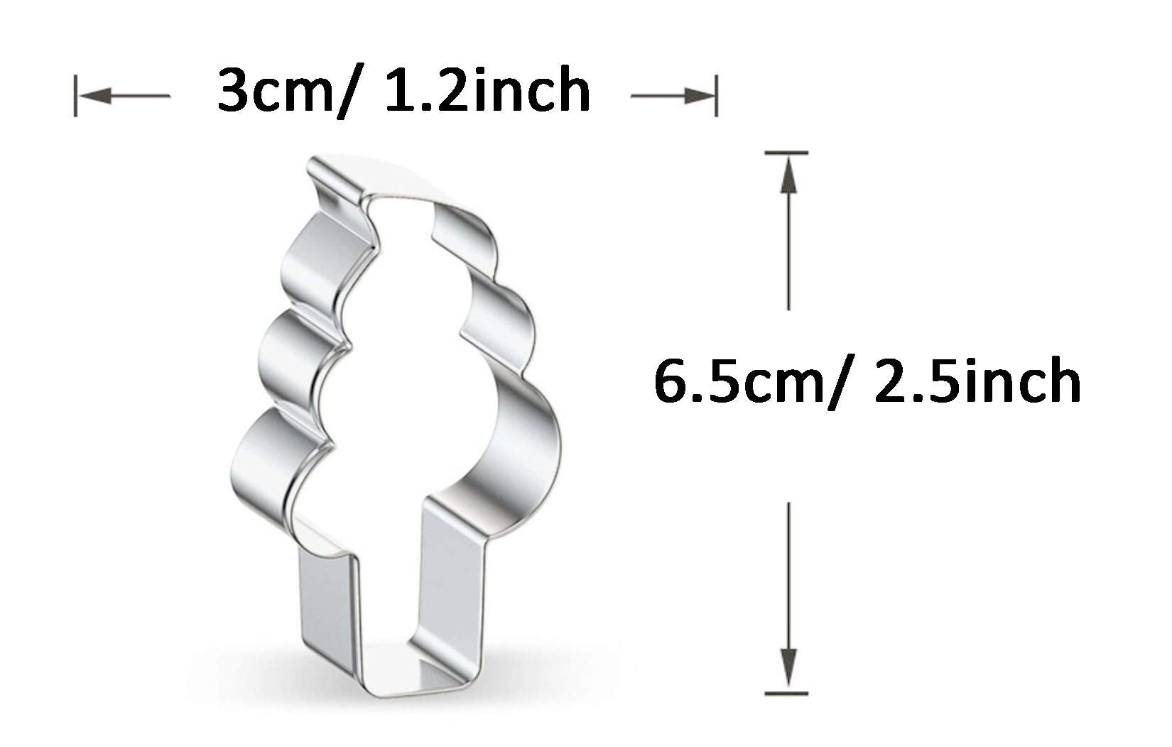 Wjsyshop Mini Ice Cream Cookie Cutter - E