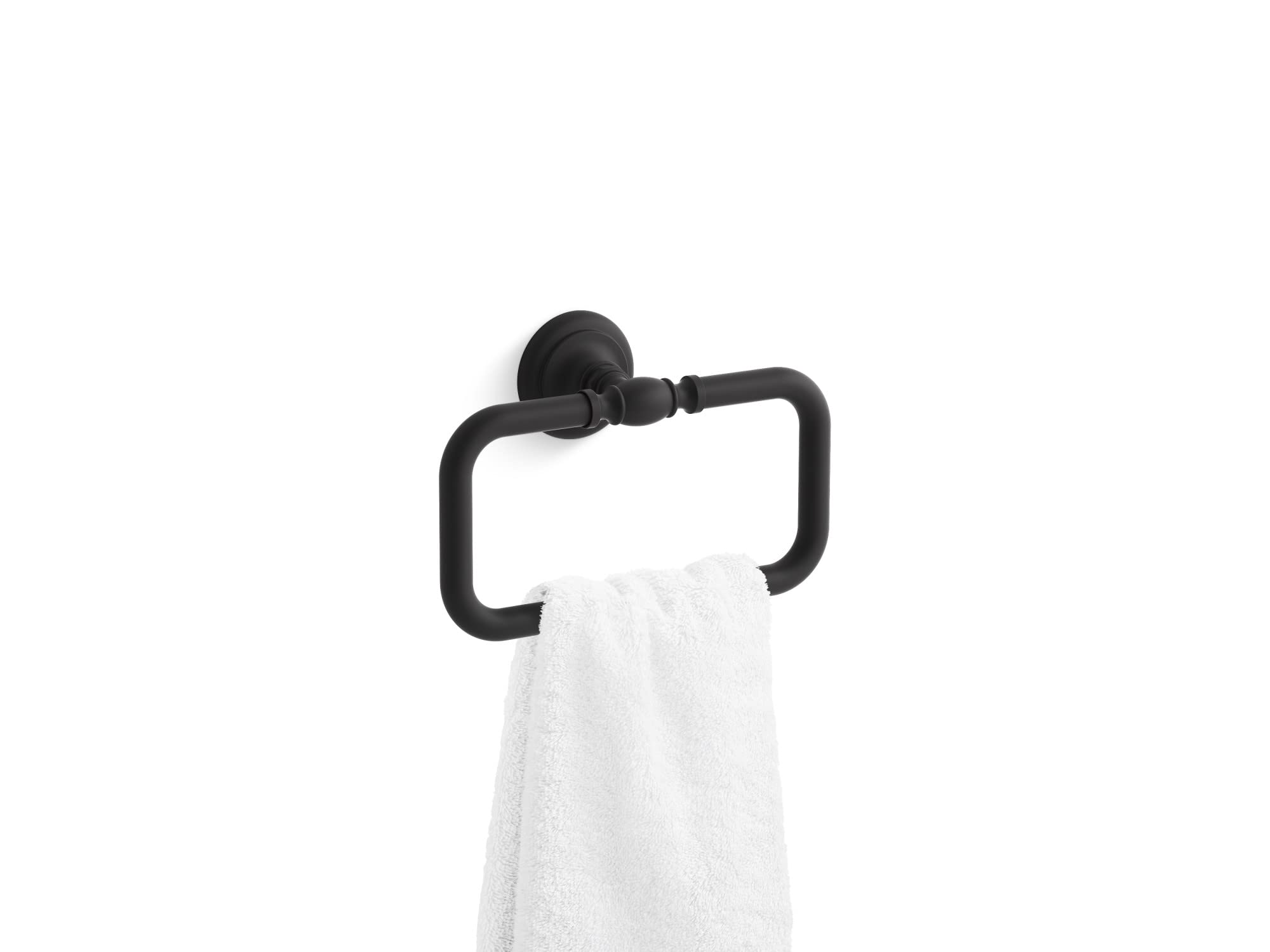 Kohler K72571-Bl Artifacts 8'' Towel Ring Matte Black