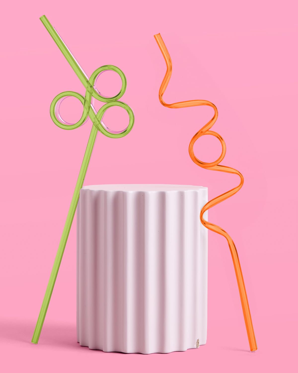 Xo, Fetti Rainbow Reusable Straw Set - 20 Pc | Rainbow Birthday Party, Butterfly Bachelorette Supplies, Bridal Shower Decoration