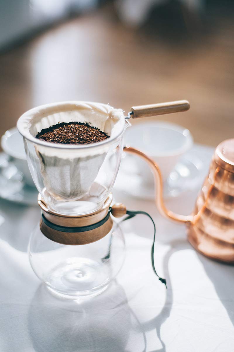 Hario Woodneck Drip Pot, 480Ml, Acacia Wood