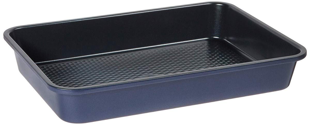 Blue Diamond Bakeware Diamond Infused Ceramic Nonstick, 13 X 9 Rectangular Cake Baking Pan, Dishwasher And Freezer Safe, Pfa