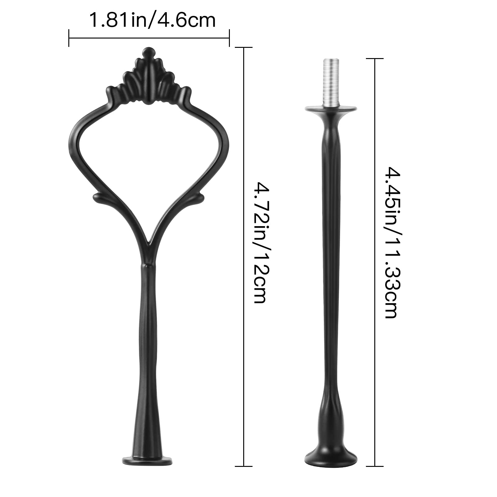 6 Set Tiered Tray Hardware For Cake Stand Mold Crown 3 Tier Cake Stand Fittings Hardware Holder For Wedding And Party Making Res