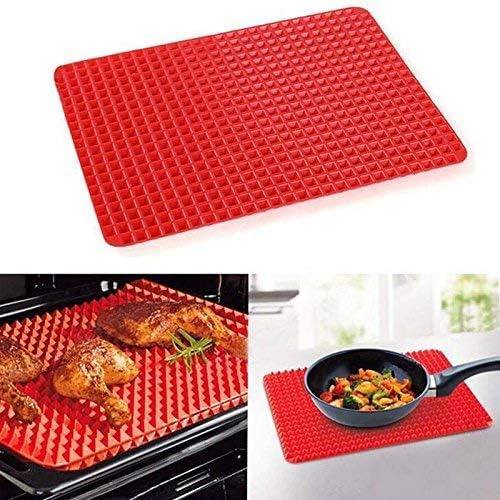 KRYPTI NonStick Silicone Baking Mat for Oven, Reusable Cooking & Baking Sheet, Silicone Grill Mat for Cookies, Pastry, Bread, P