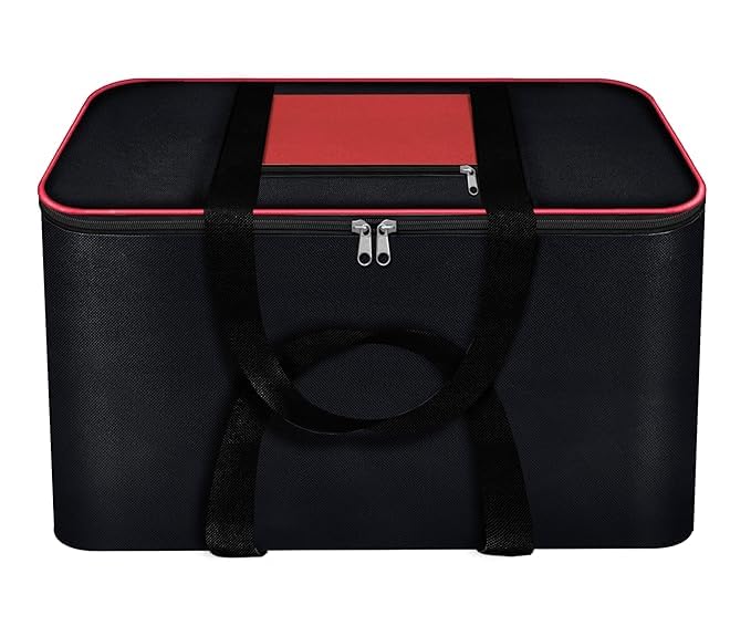 Agroha Underbed Storage Bag Moisture Proof Cloth Organiser Big Underbed Storage Bag With Zippered Closure And Handle (54X46X28Cm
