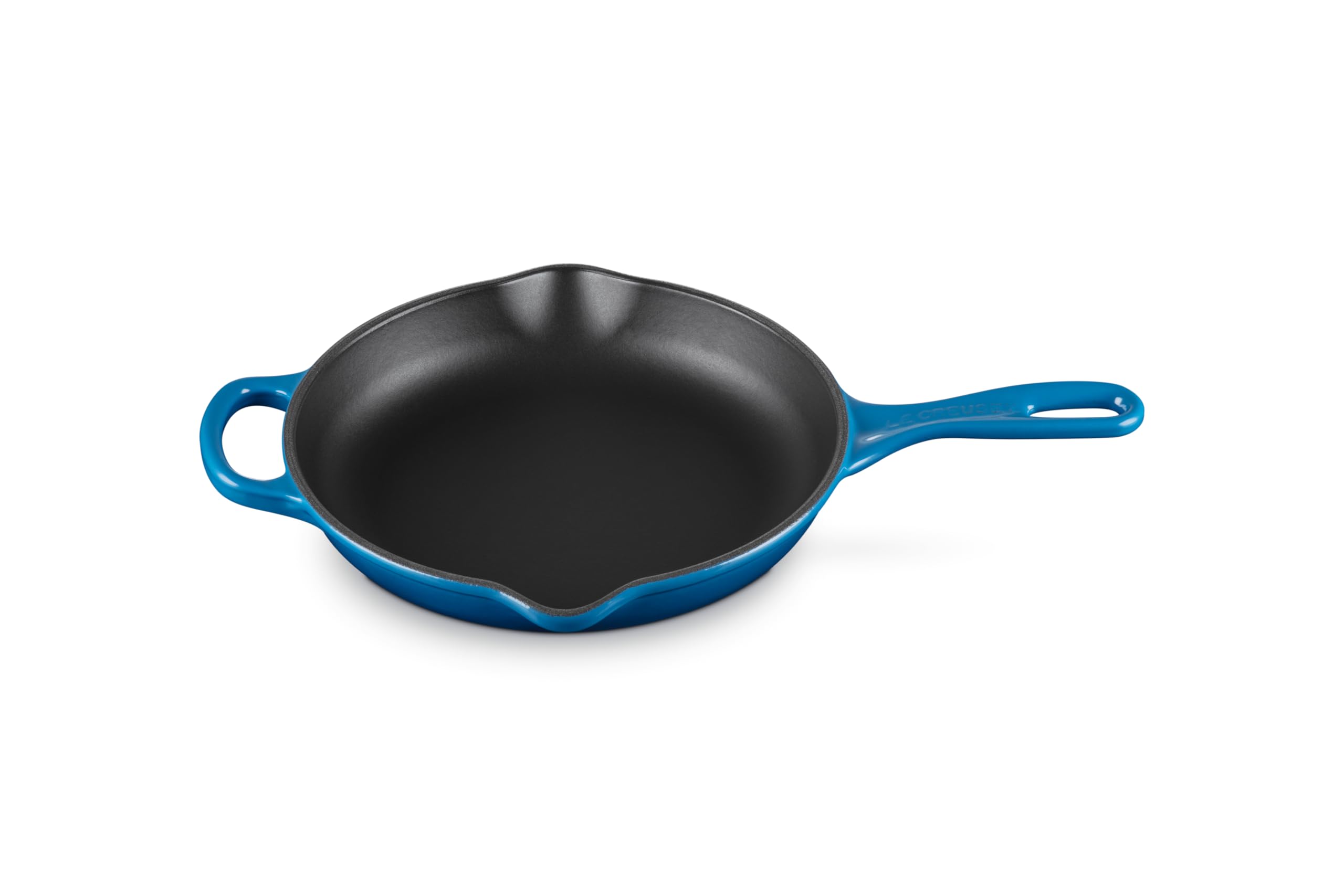 Le Creuset Enameled Cast Iron Signature Iron Handle Skillet, 9 (1-3/8 Qt.), Marseille