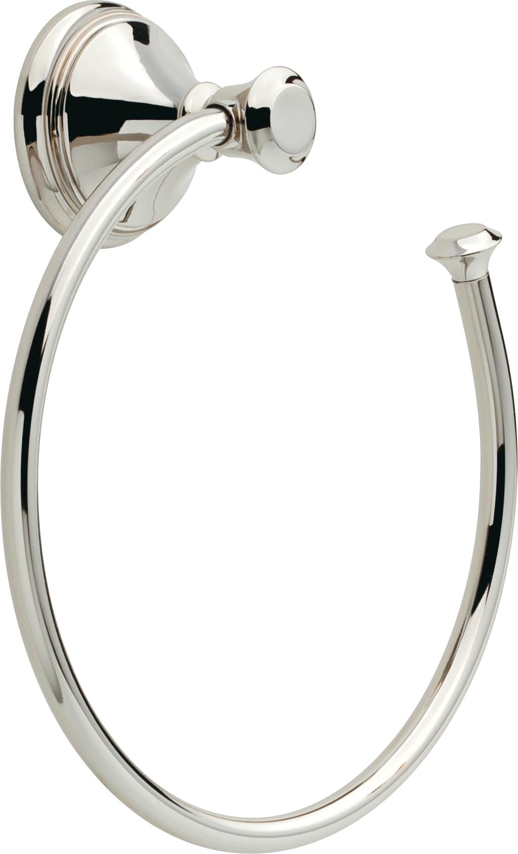 Delta Faucet 79746-Pn Cassidy Wall Mounted Towel Ring In Polished Nickel