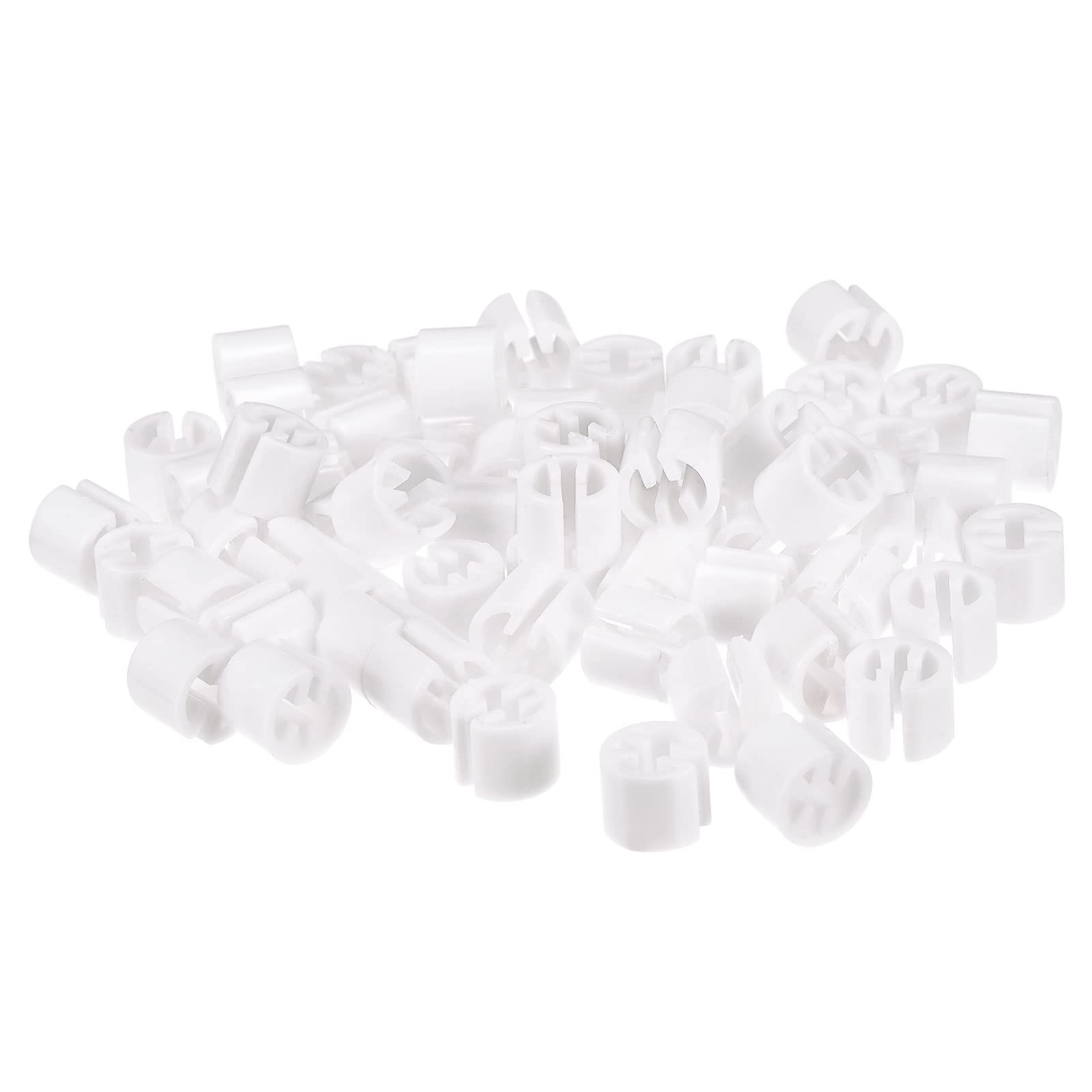 Meccanixity Clothes Hanger Markers Blank Tags Fit 3.5Mm Rod For Garment Color Coding White, Pack Of 150