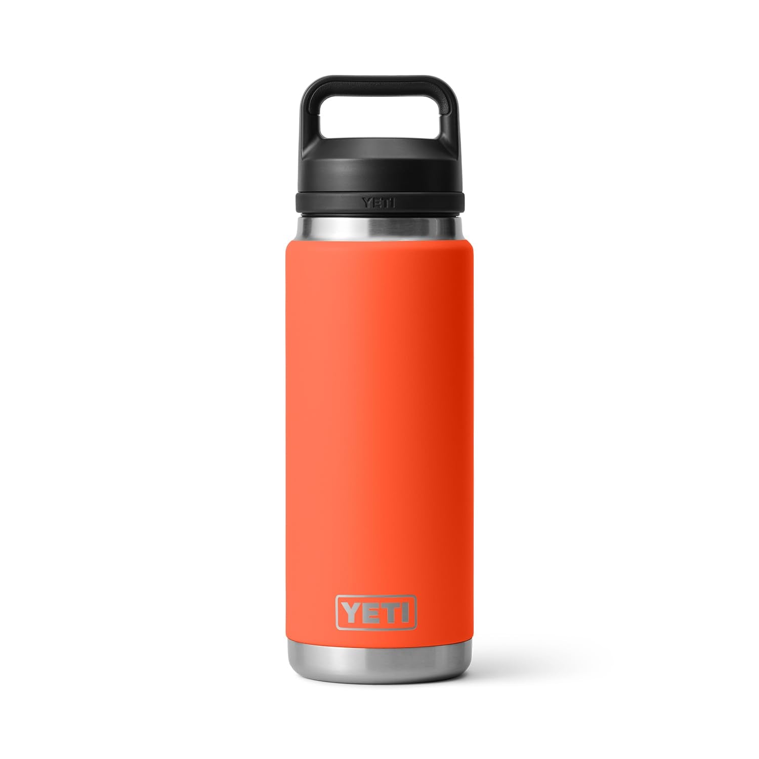 YETI Rambler 26 oz Bottle, Leakproof, Vacuum Insulated, Stainless Steel with Chug Cap, Papaya