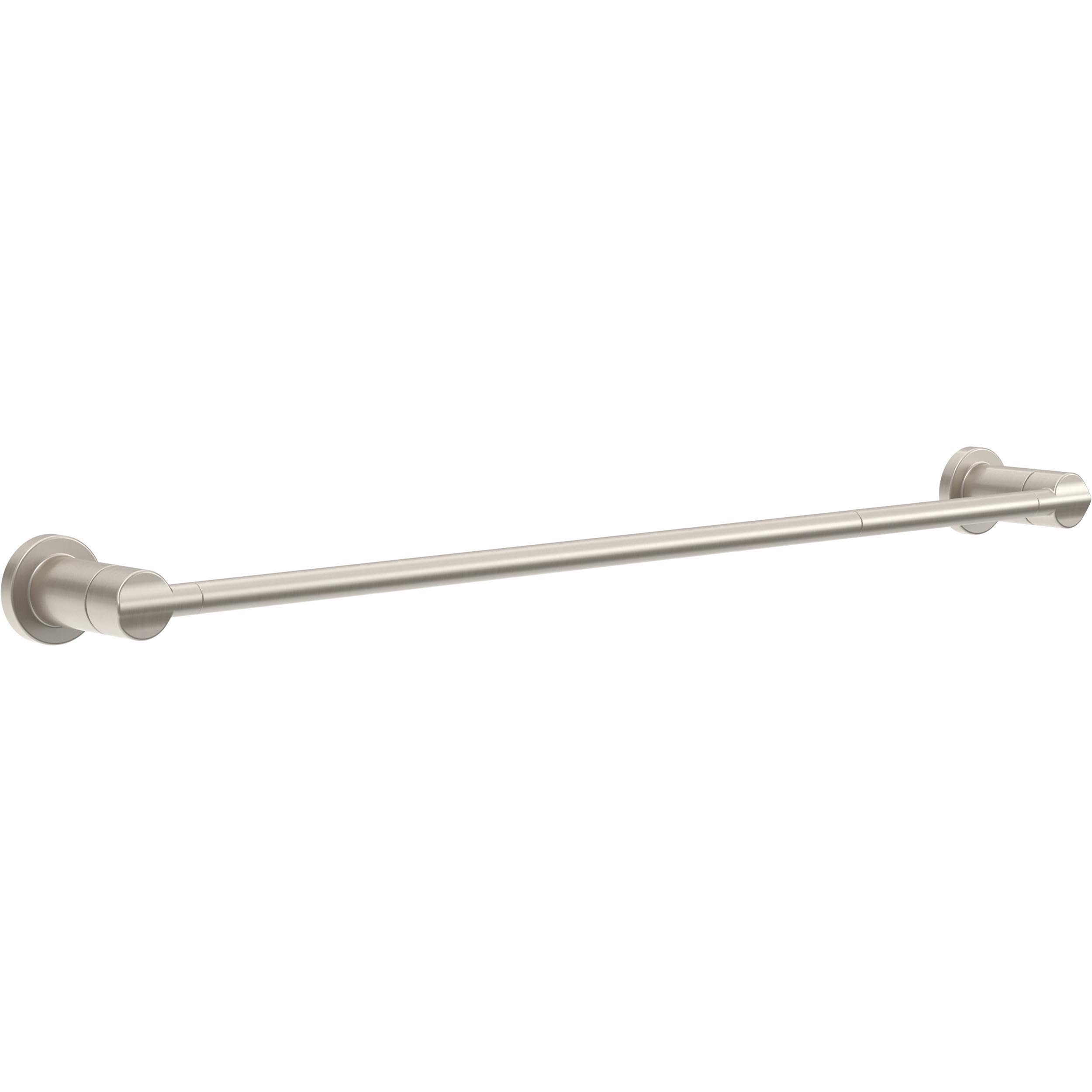 Delta Nicoli (1-Pack) 18 w/ 6 Extender Towel Rack for Bathroom SpotShield Brushed Nickel Extendable 18-24 Towel Bar for Bathro
