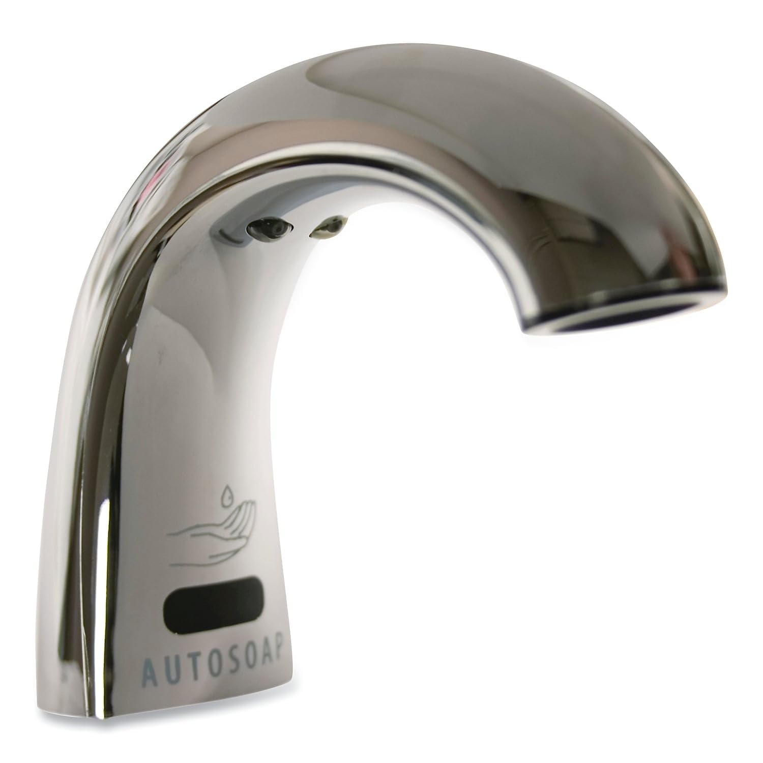 Rubbermaid Commercial Products One-Shot Touch Free Liquid Foam Dispenser, Chrome, Touch Free-Sink-Faucet for Airport/School/Offi