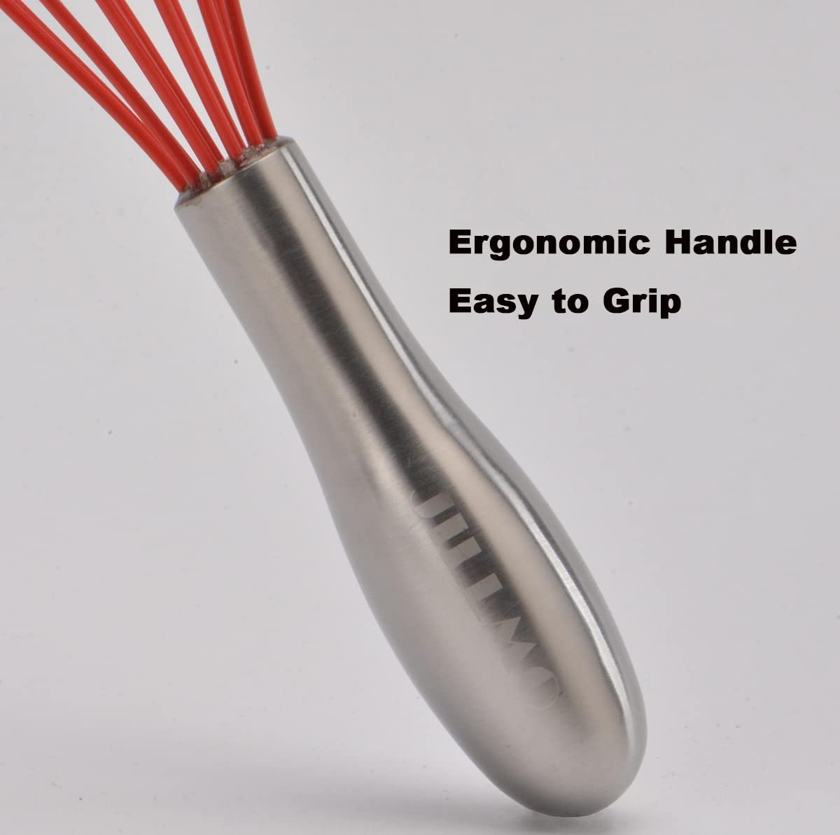 Jillmo Whisk, 8.5Inch Silicone Whisk