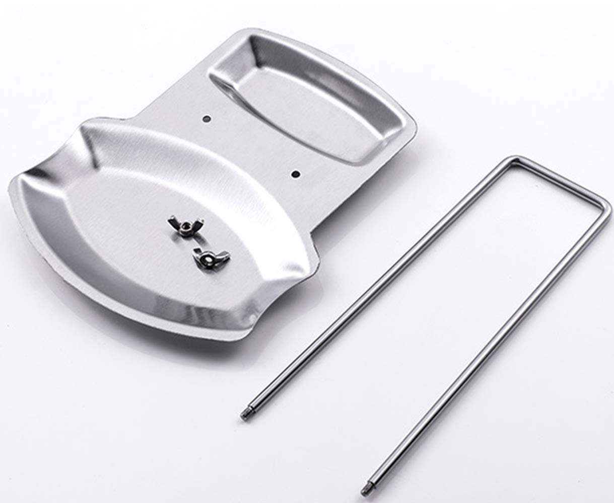 Lawei 3 Pack Lid And Spoon Rest - Pot Lid Holders Stainless Steel Pan Lid Organizer For Pots Pans Spoons