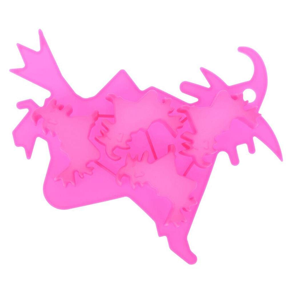 Zavaca 4-Cavity Chocolate Molds Silicone Candy Jelly Mold - Candy Gummy Molds And Silicone Ice Cube Tray Nonstick Baking Mold, F