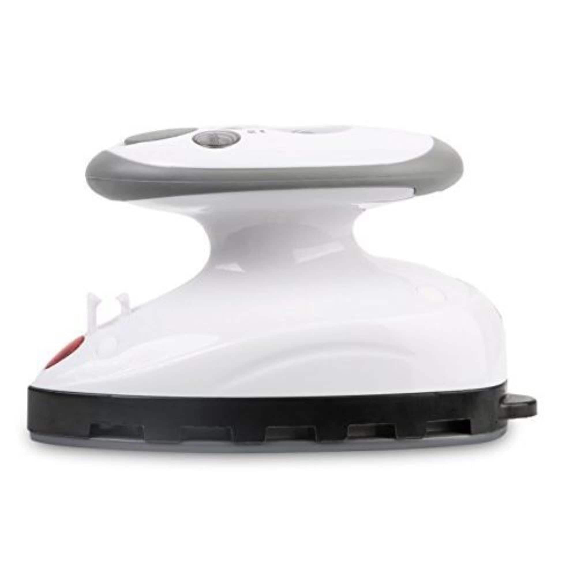 Ivation Small Mini Iron - Dual Voltage Compact Design, Great For Travel - Non-Stick Ceramic Soleplate - Dry Or Steam Ironing - E