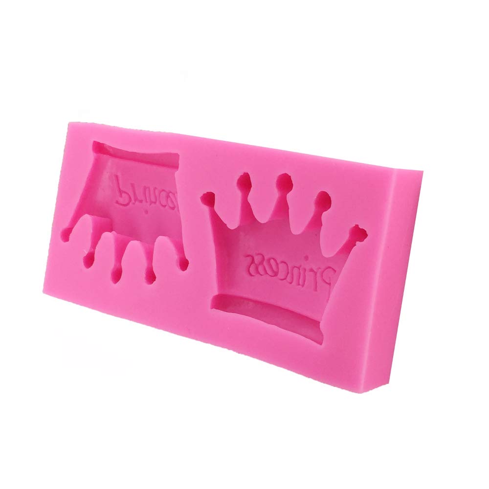 1Pc Princess Crown Shape Silicone Mold For Diy Crystal Chocolate Desserts Jelly Shots Pudding Ice Cube Fondant Mold Gum Paste Cu