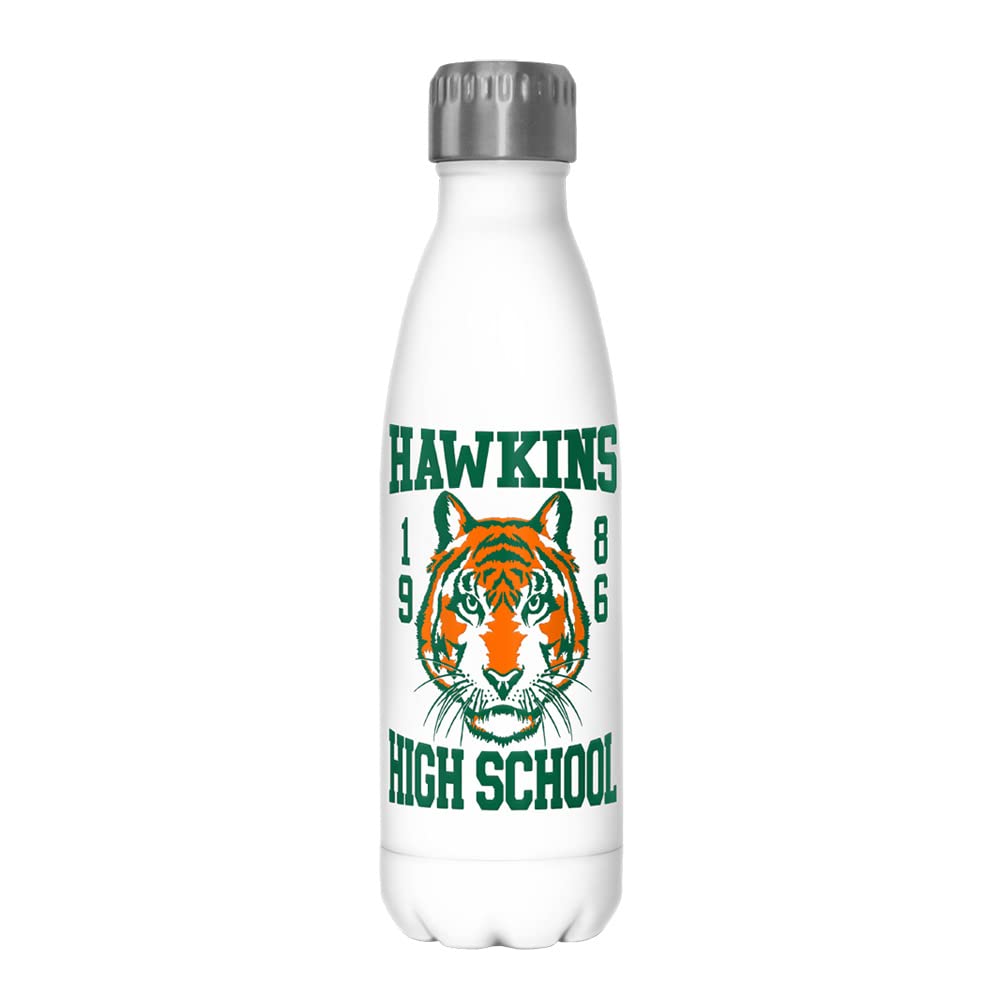 Netflix Stranger Things Hawkins High School 17 oz Stainless Steel Bottle, Multicolor