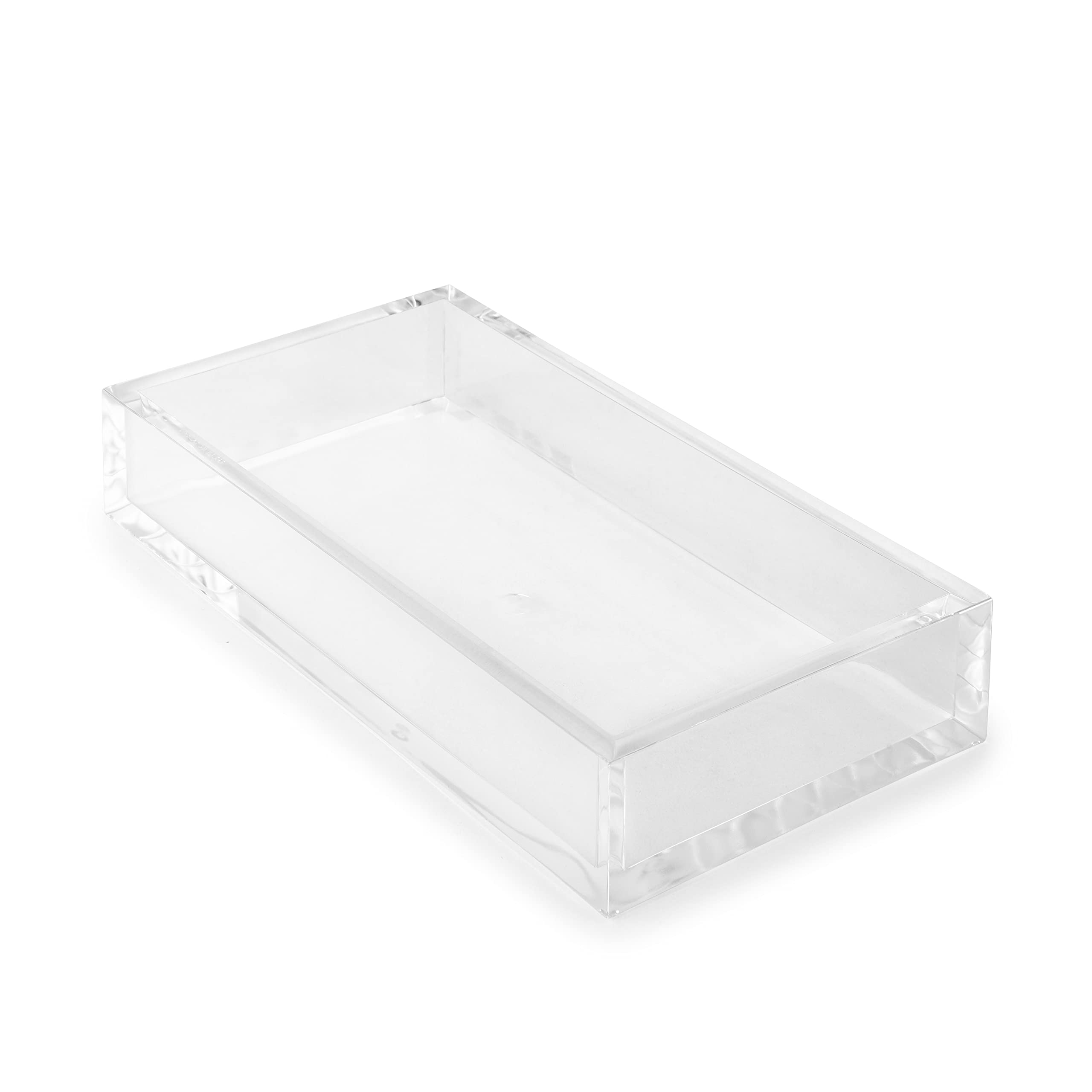 Huang Acrylic Clear Rectangle Paper Napkin Holder | For Dinner, Bathrooms, Hosting, Picnics, Weddings, Parties | Long Lasting Pr