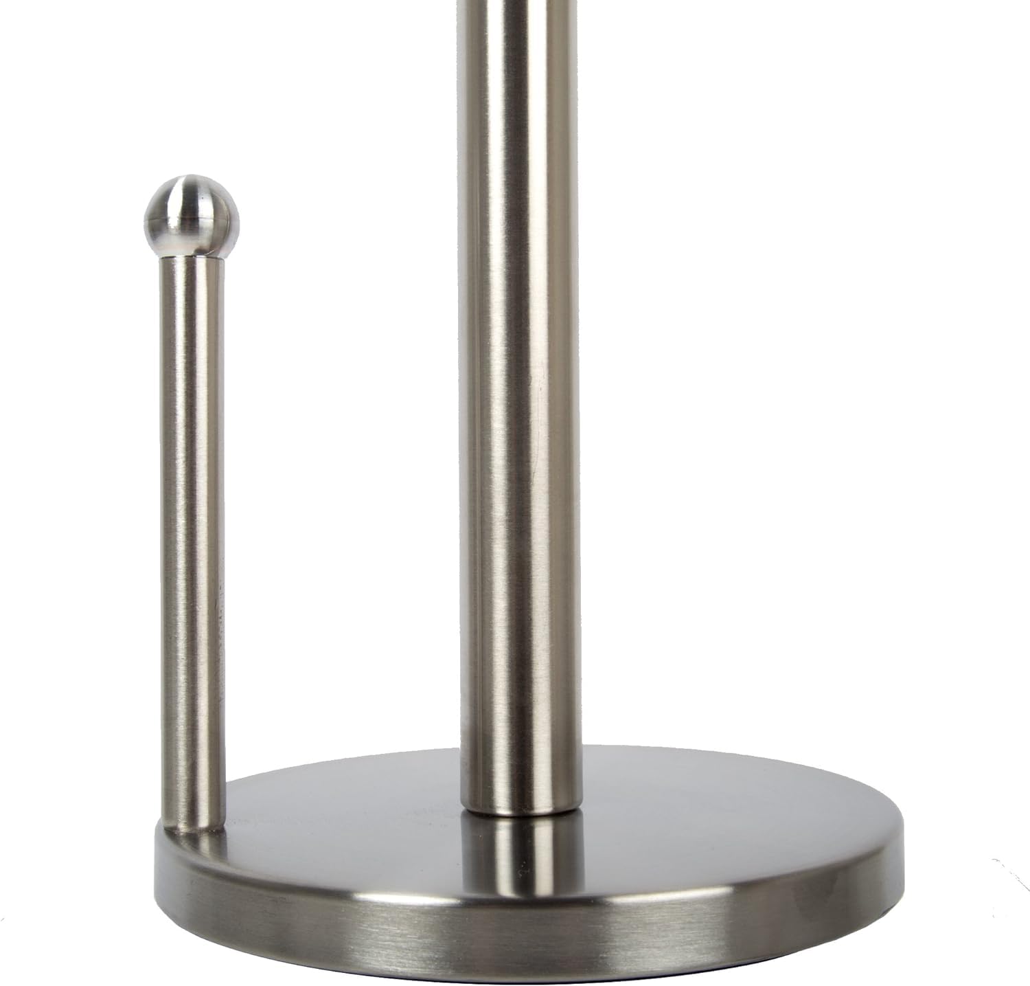 Luciano Housewares Luciano Satin Nickel Stainless Steel Kitchen Paper Towel Holder, 12.9'' X 5.9''