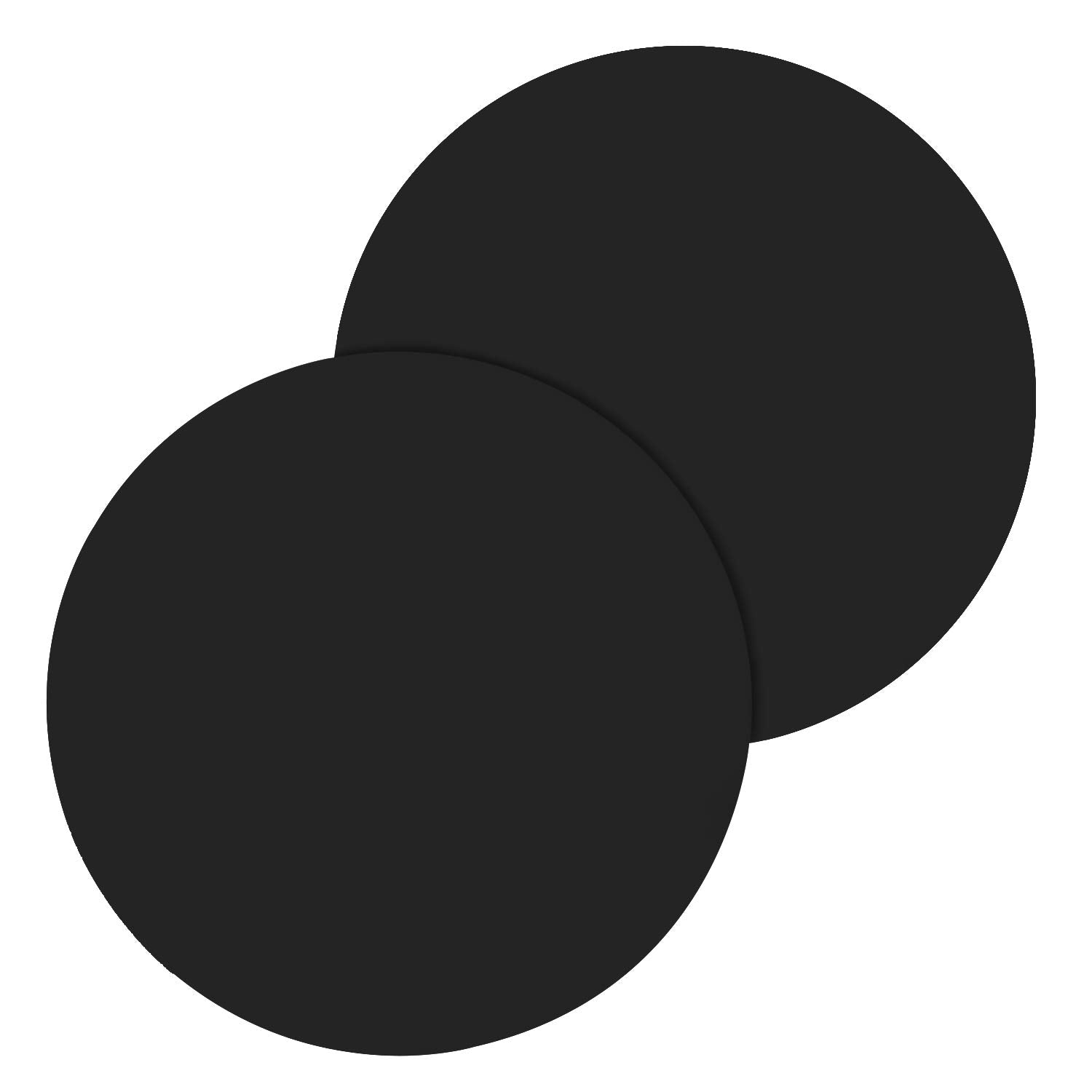 12'' Inch Silicone Microwave Multi-Mat, Non-Stick Heat Resistant Oven Mat Microwave Trivet Mat - 2 Pack (Black)