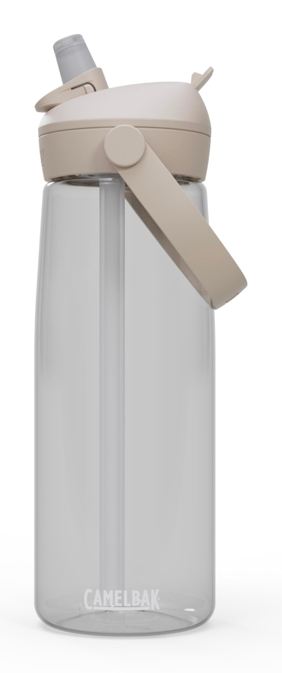 CamelBak Thrive Flip Straw Tritan Renew Water Bottle Clear, 25oz