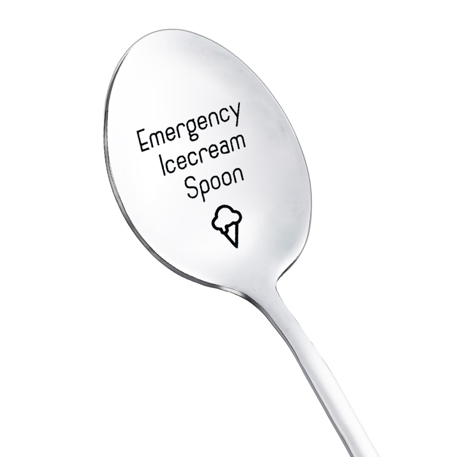 Emergency Ice Cream Spoon Gifts For Men Women Christmas Birthday Gifts For Ice Cream Lovers Coworker Friend Ice Cream Gift Spoon