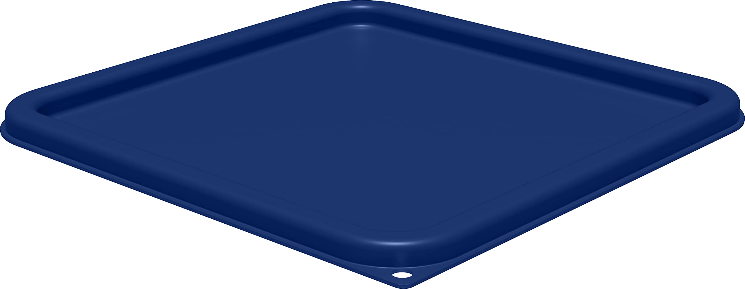 Carlisle Foodservice Products Cfs Squares Plastic Food Storage Lid 12-22 Quart Royal Blue