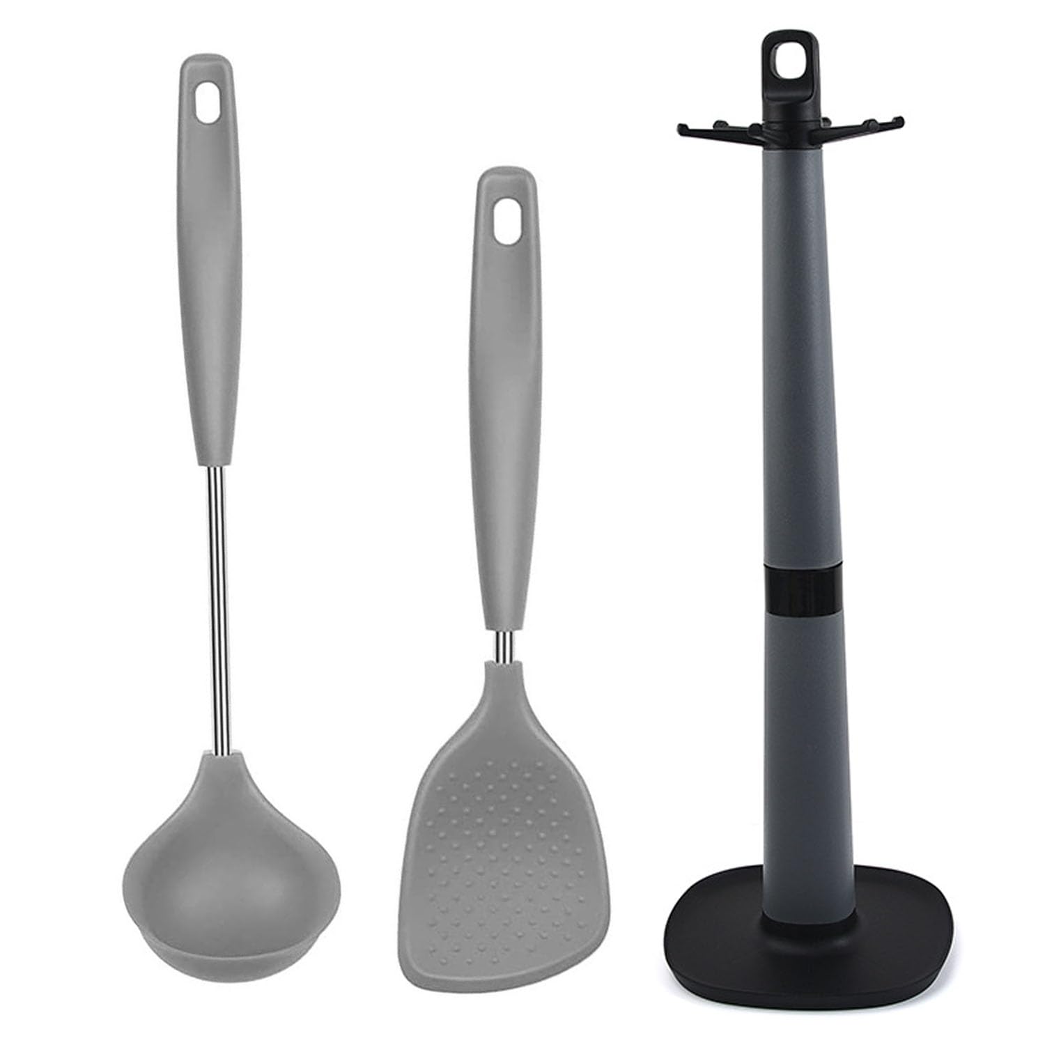 Fs Cool Spoon For Non Stick Pan  Rice Spoons For Serving  Dosa Ladle  Scooper Spatula  Spatula Holder  Karandi Holder For K