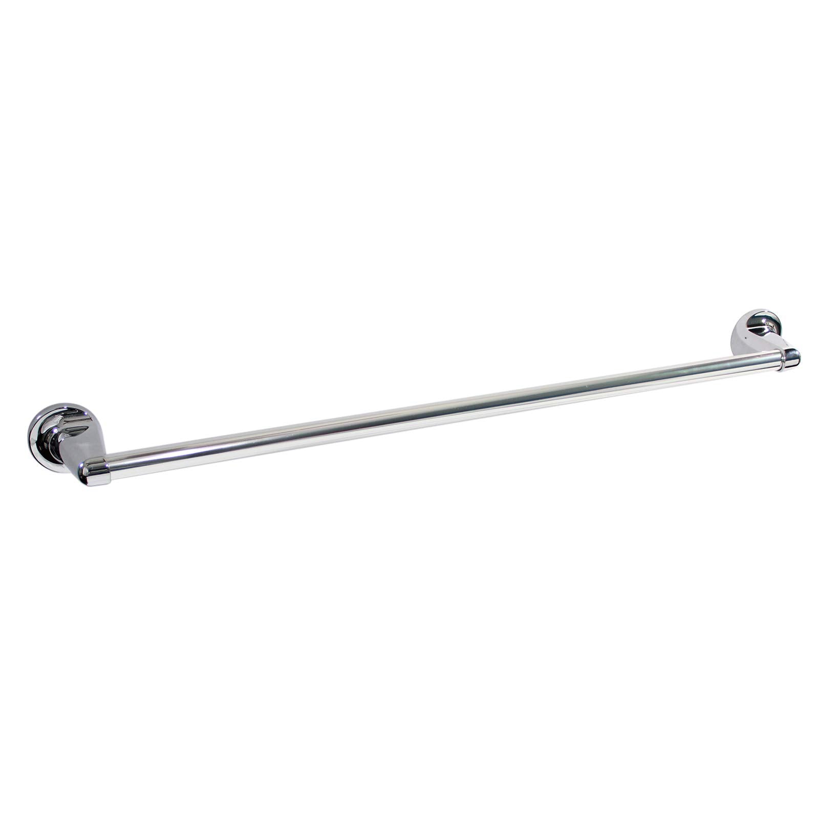 Formosa Design Hardware 24'' Towel Bar Variety Of Finishes And Styles Available (Round, Polished Chrome)