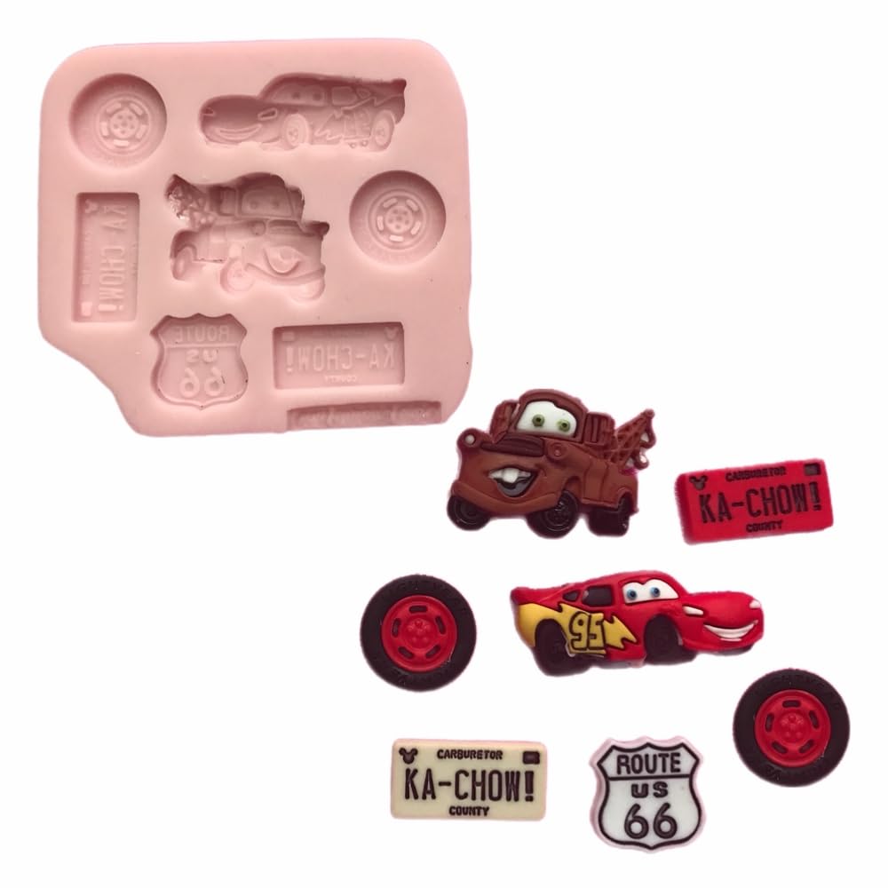 Cars Silicone Mold car (Measurements Second Picture/No Returns) Silicone Mold By Oh! Sweet Art