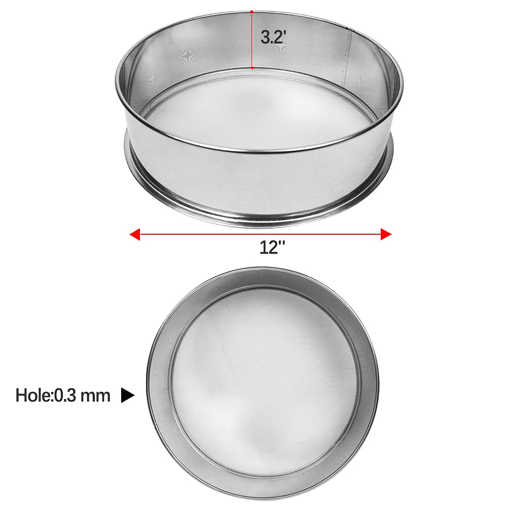 Sidasu Vibrating Sifter Mesh Screen 60 Mesh Stainless Steel Vibrating Sieve Mesh Screen For Automatic Powder Sifter Machine