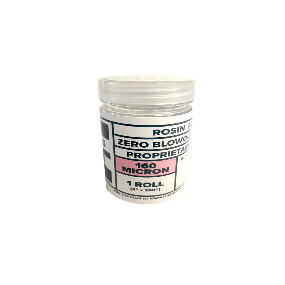 160 Micron | Bottle Or Chottle Tech Bags Premium Nylon Tea Filter Screen Press Tube | 2'' X 200'' | 1 Roll | Zero Blowout Guaran