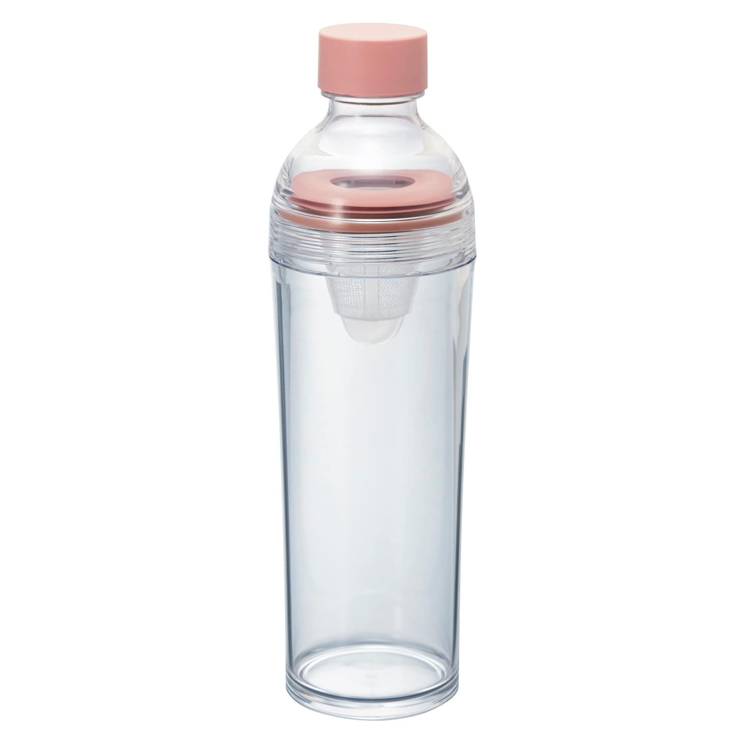 Hario Cold Brew Tea Portable Bottle, 400Ml, Smoky Pink