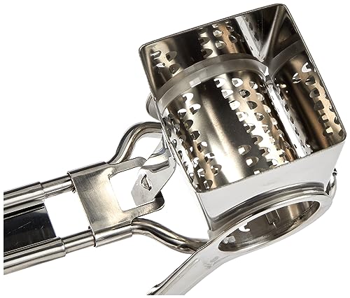 Kchenprofi Stainless Steel Single Drum Rotary Grater For Cheese, Chocolate And Nuts
