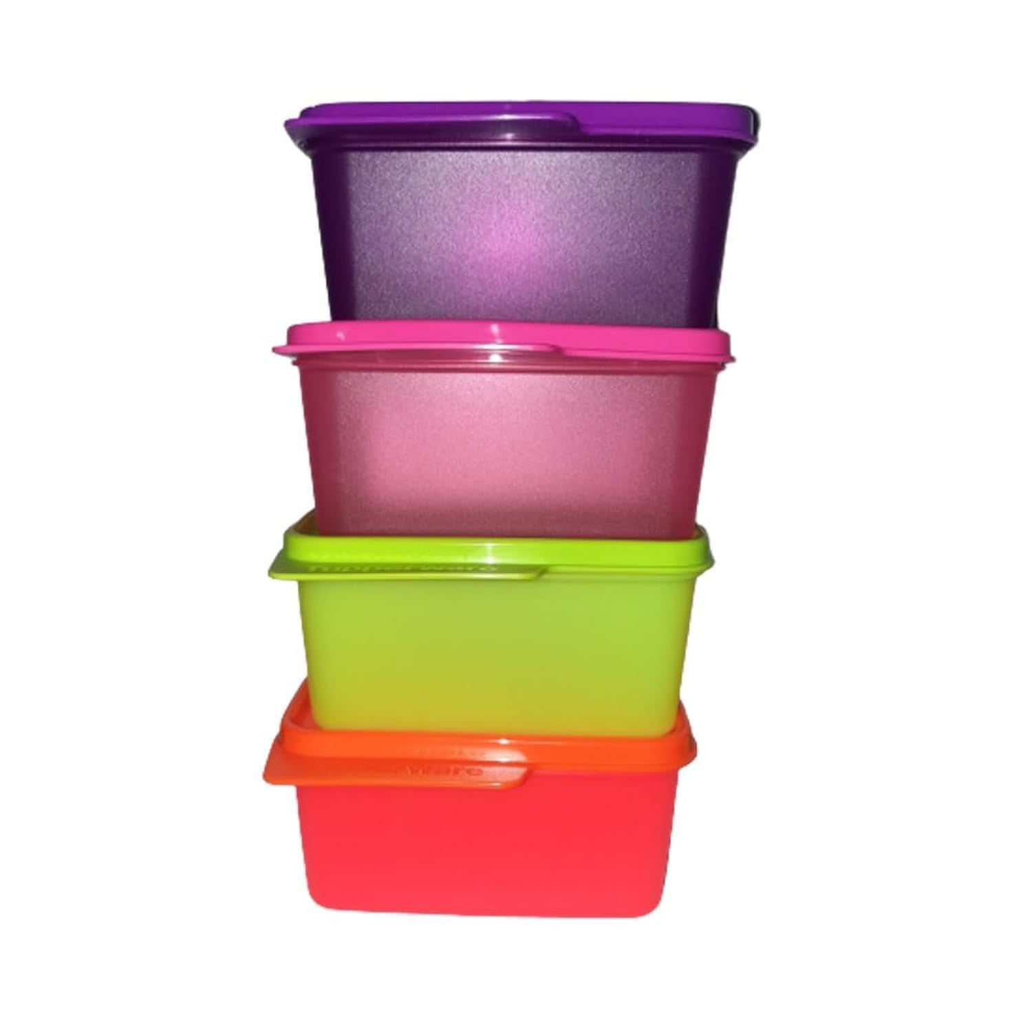 Tupperware . Keep Tab Small 500Ml Capacity Set Of 4 Pc, Plastic, Blue
