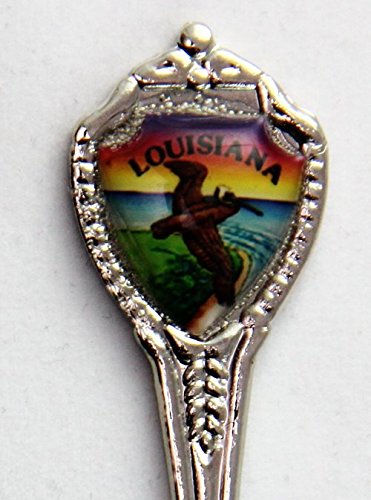 Louisiana State Souvenir Collectible Mini Spoon 3'' Lpco