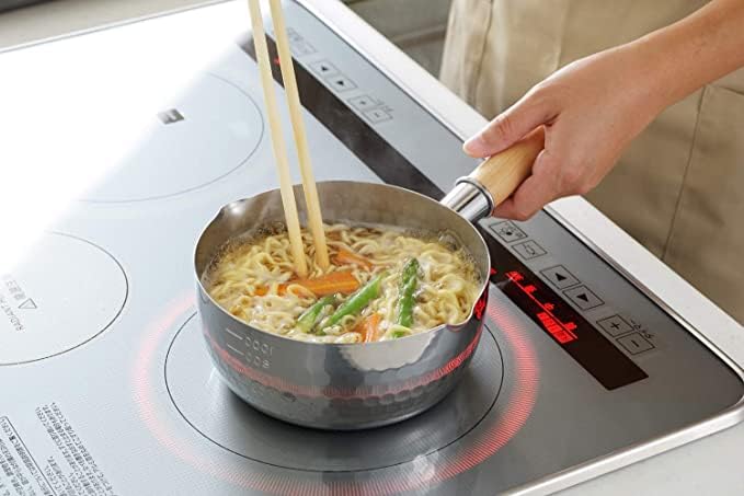 Japanese Stainless Steel Yukihira Saucepan 16Cm Pot, Made In Japan, 1.2 Quart, 1 Pack