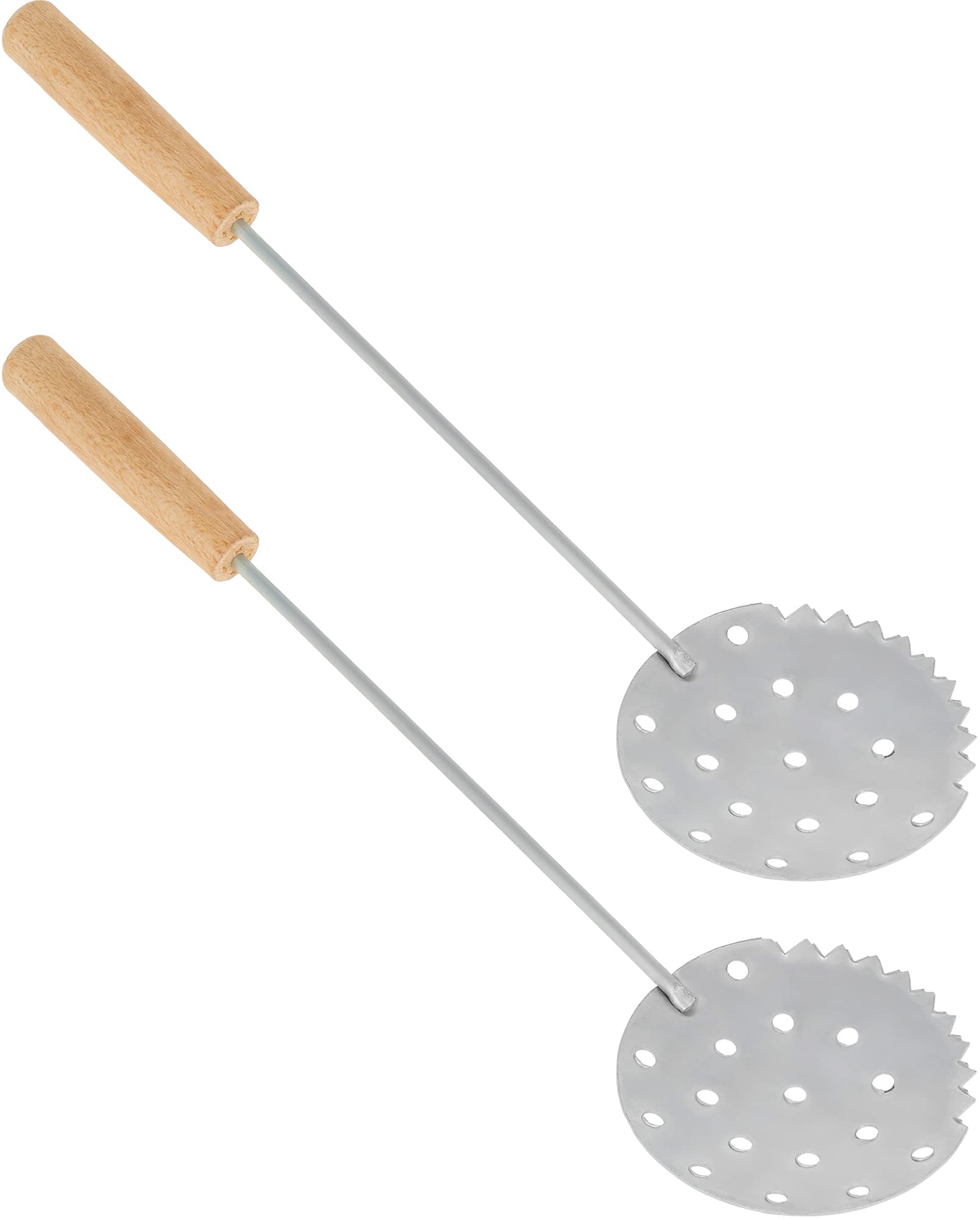 Ice Fishing Skimmer  Pack of 2  Metal Ice Scoop  Ice Fishing Scooper Ice Ladle