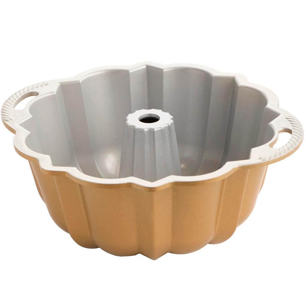 Nordic Ware Anniversary Bundt 12 Cup, Gold