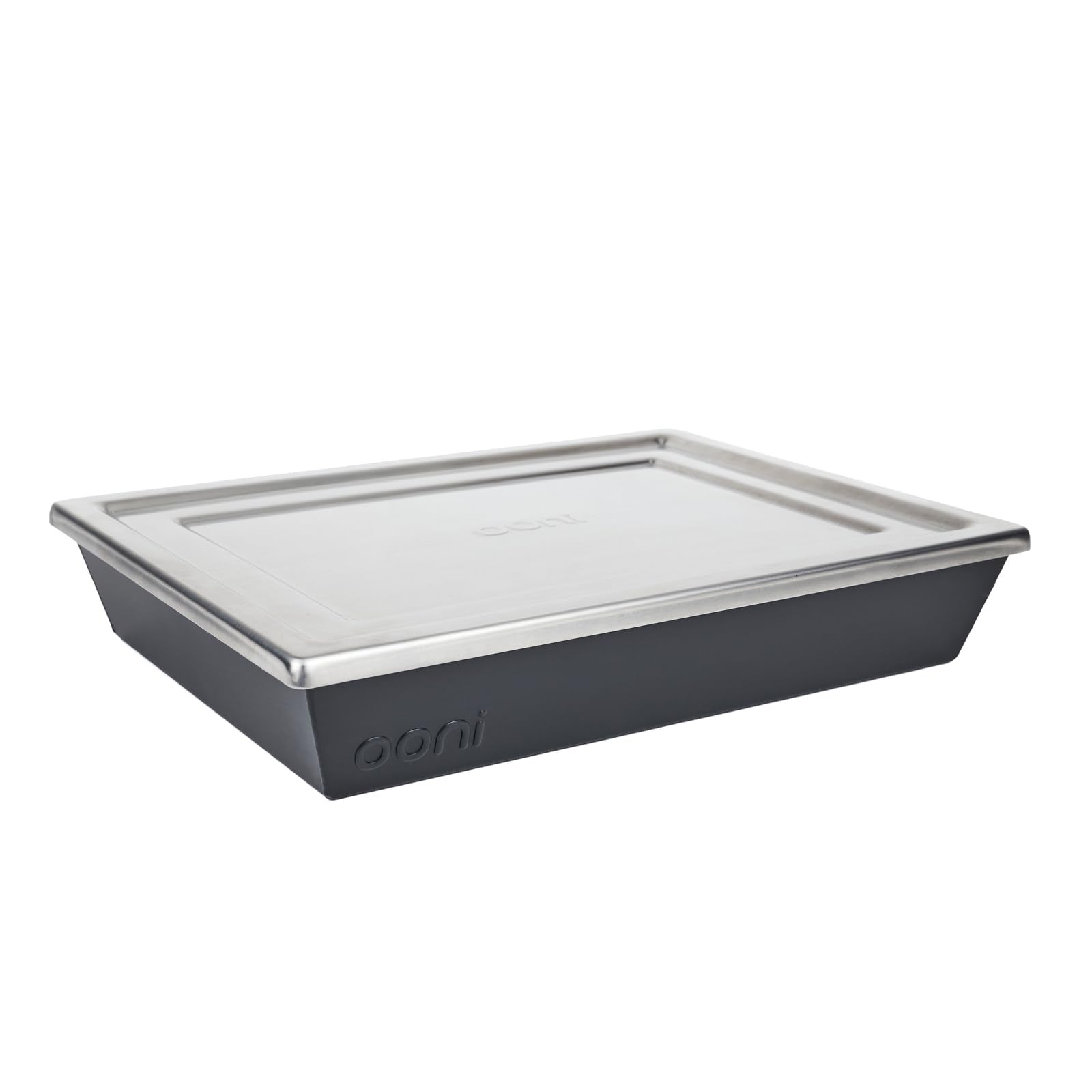 Ooni Detroit-Style Pizza Pan 13 X 10 Inch - Rectangular Deep Dish Pizza Pan With Lid, Non-Stick Aluminum Pan, Rectangle Baking P