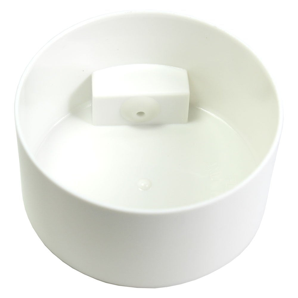 Teavac 6-Ounce Vacuum Sealed Tea Storage Container, White Cap And Body/Blue Tea Sign