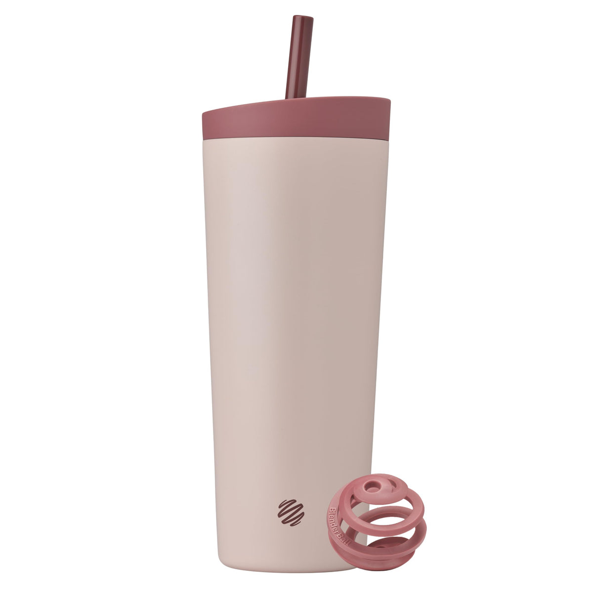 Blenderbottle 2-In-1 Insulated Stainless Steel Shaker Tumbler, Swig Leakproof Lid, Straw, Blenderball, Bpa Free, For Protein Sha
